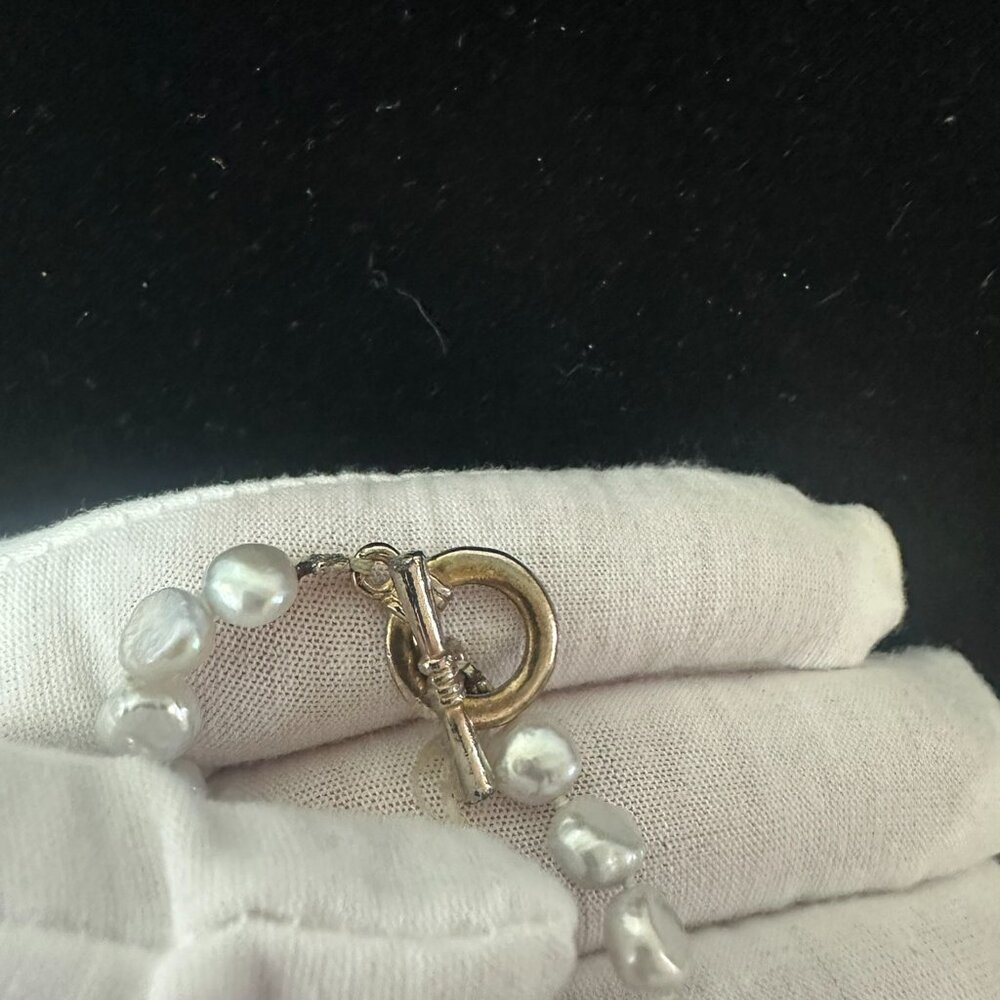 Imitation Pearl Necklace - Picture 3 of 5